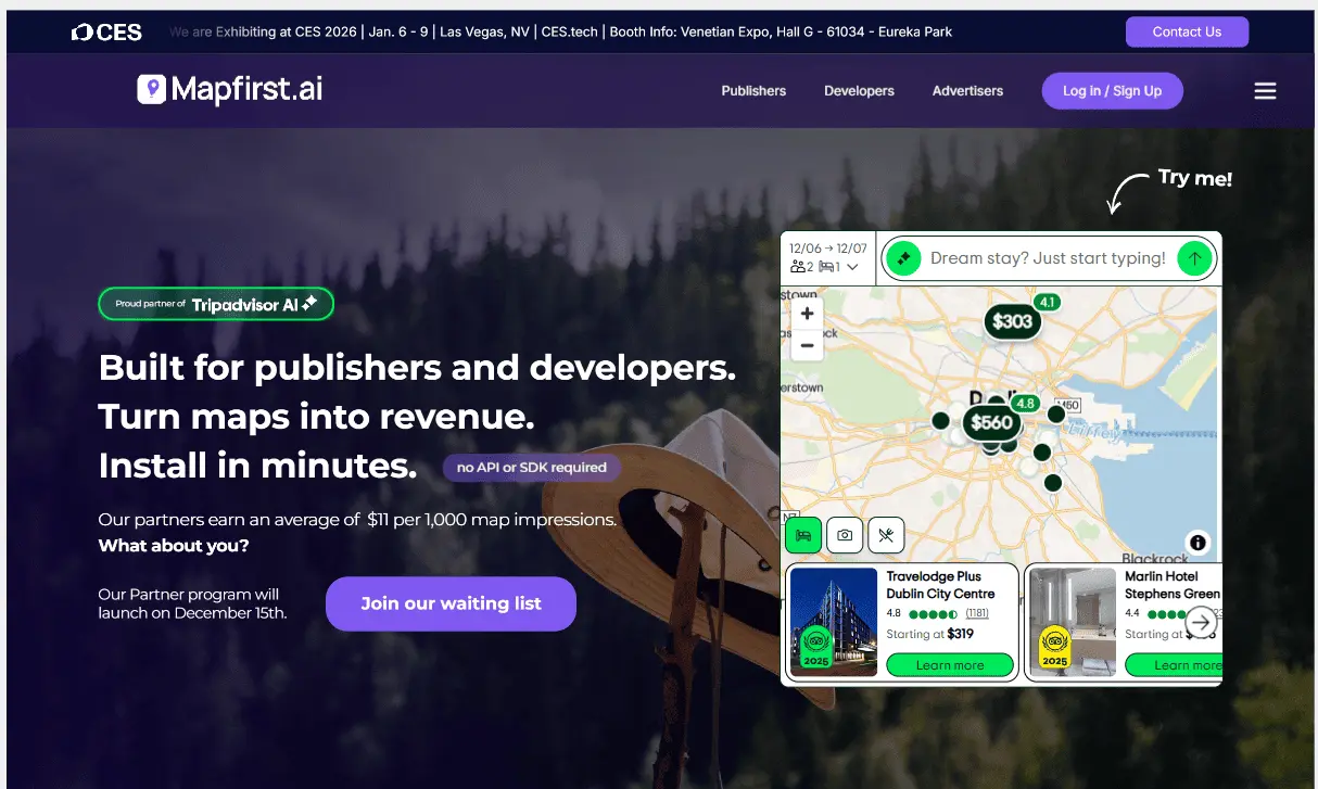 Screenshot 1 of Mapfirst.ai