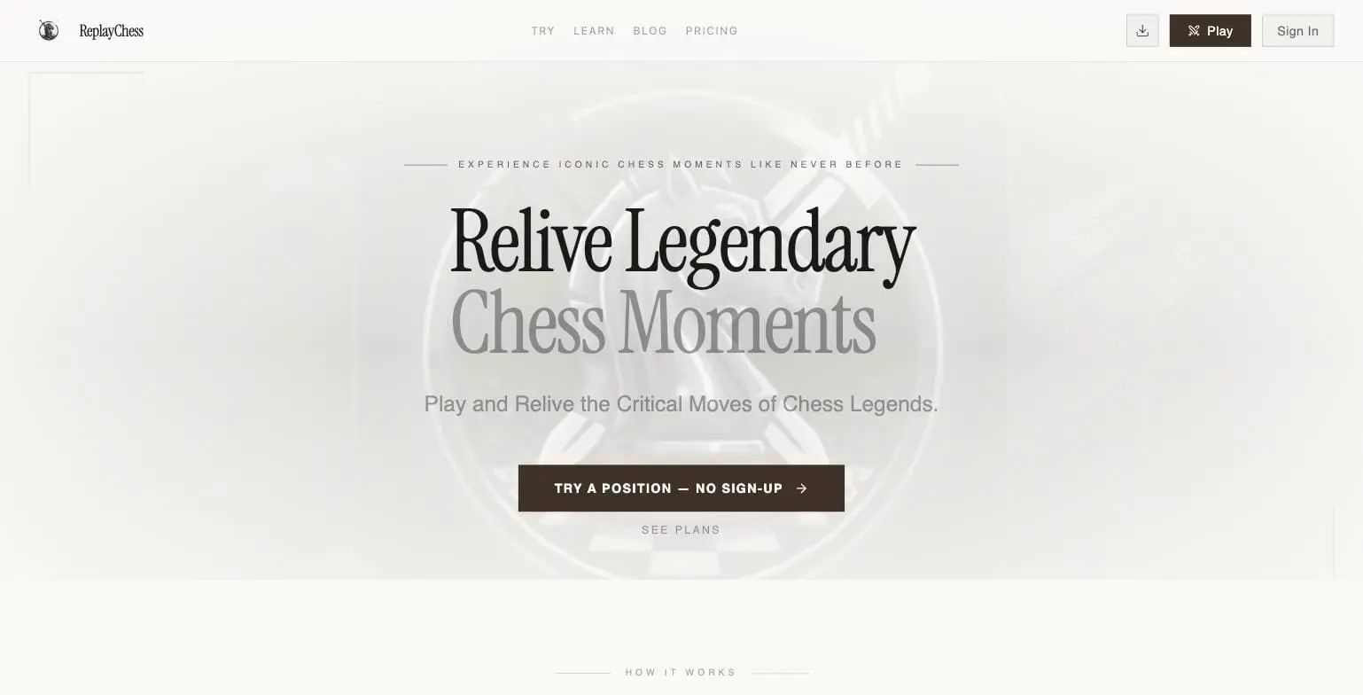 Screenshot 1 of ReplayChess
