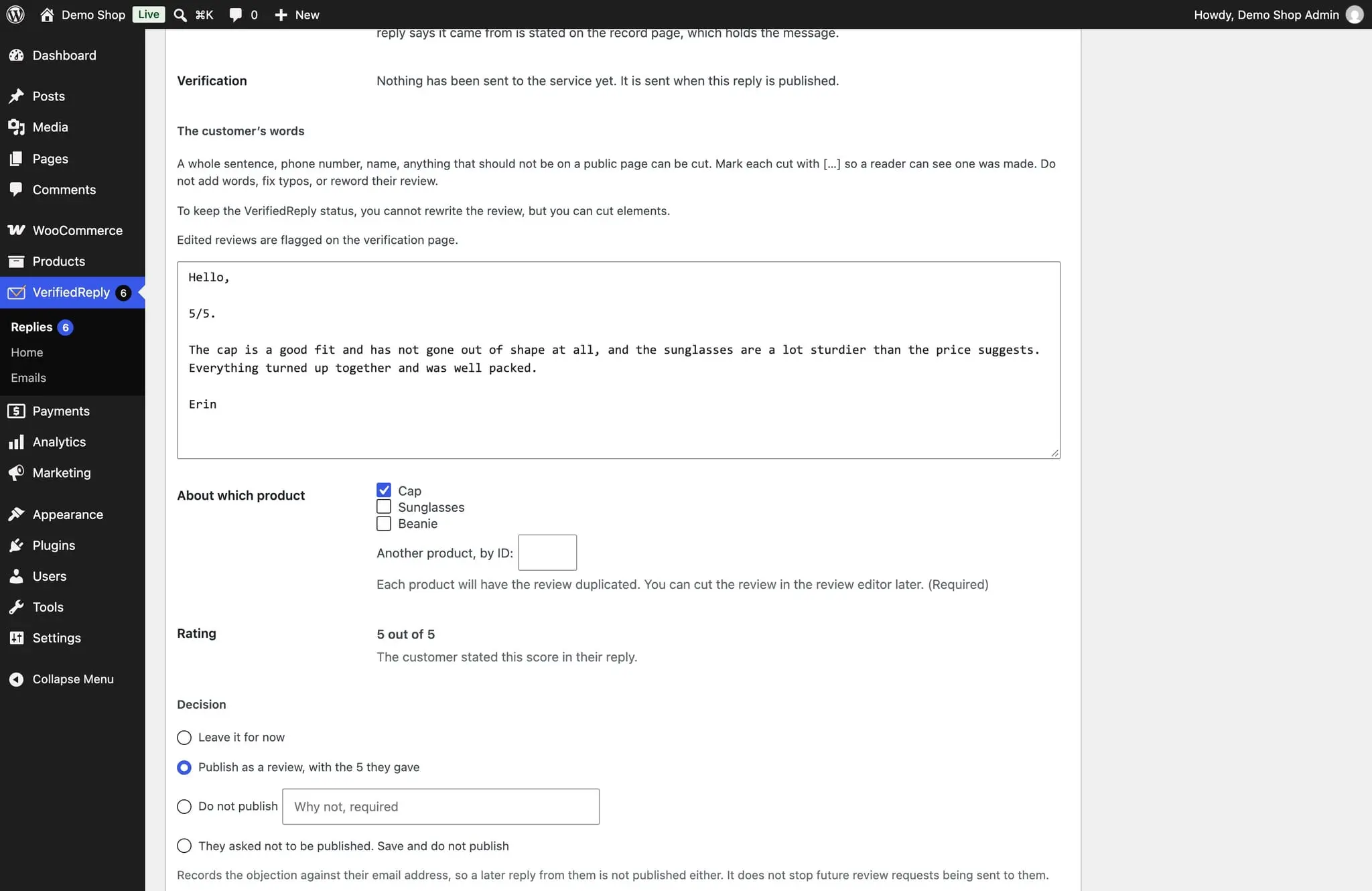 Screenshot 5 of VerifiedReply - Reviews from Replies