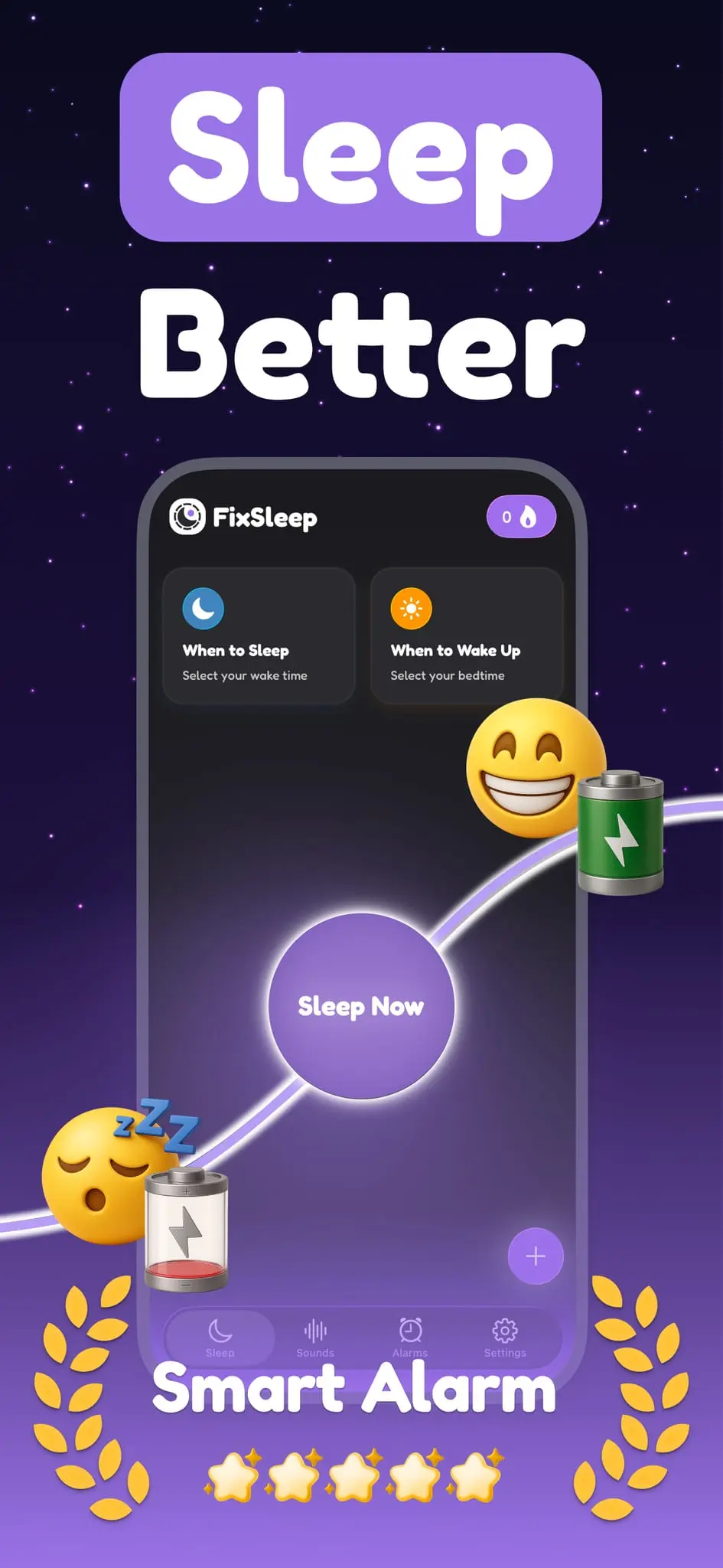 Screenshot 4 of FixSleep - Sleep Cycles Alarm