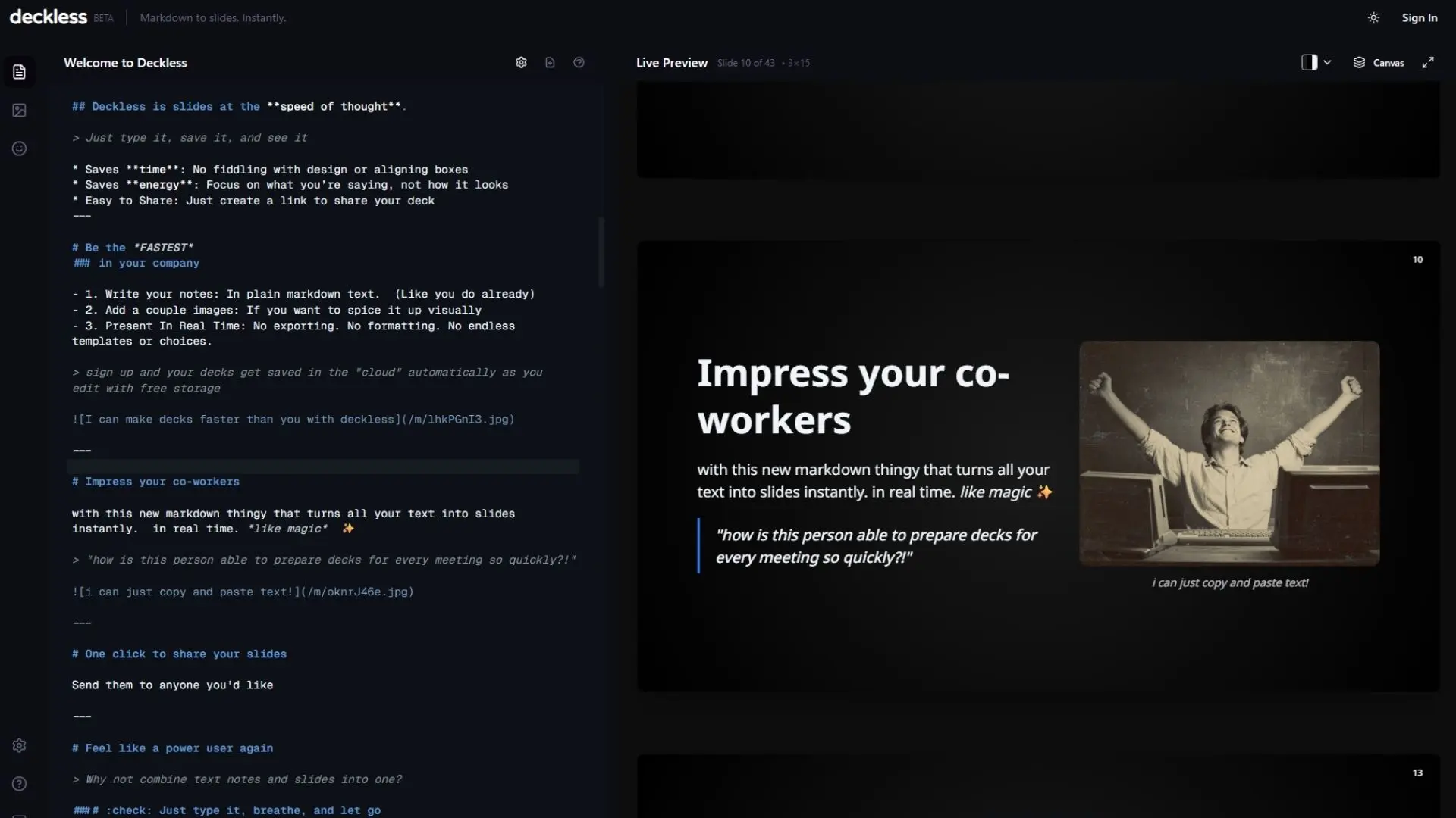 Screenshot 2 of Deckless