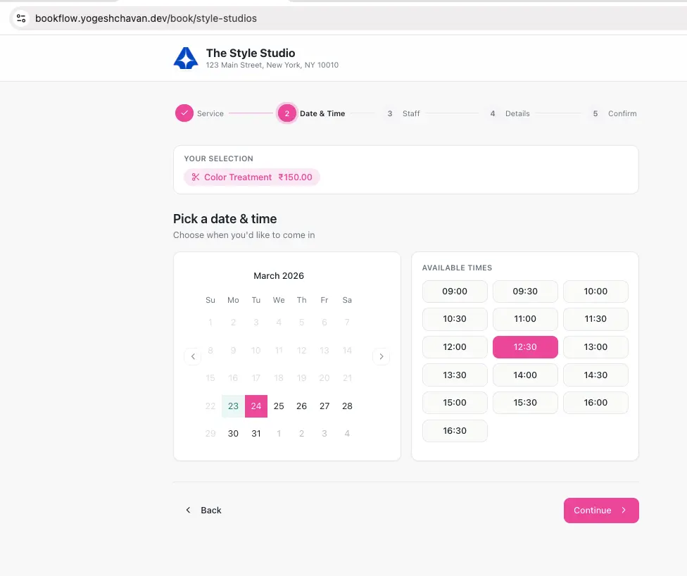 Screenshot 5 of A Multi-vendor Appointment Booking App