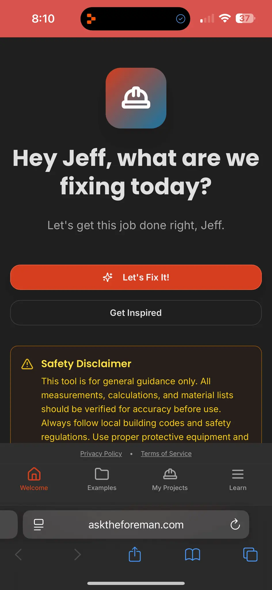 Screenshot 7 of AskForeman - AI Project Planner for DIY