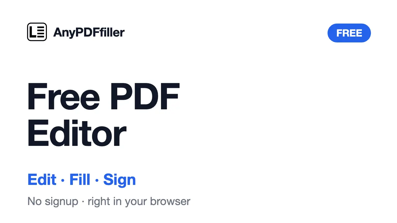 Screenshot 1 of AnyPDFFiller