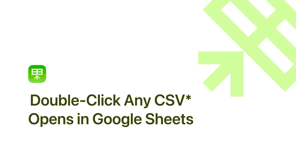 Screenshot 1 of CSVtoSheets