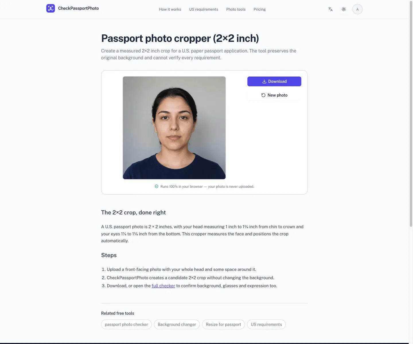 Screenshot 2 of CheckPassportPhoto