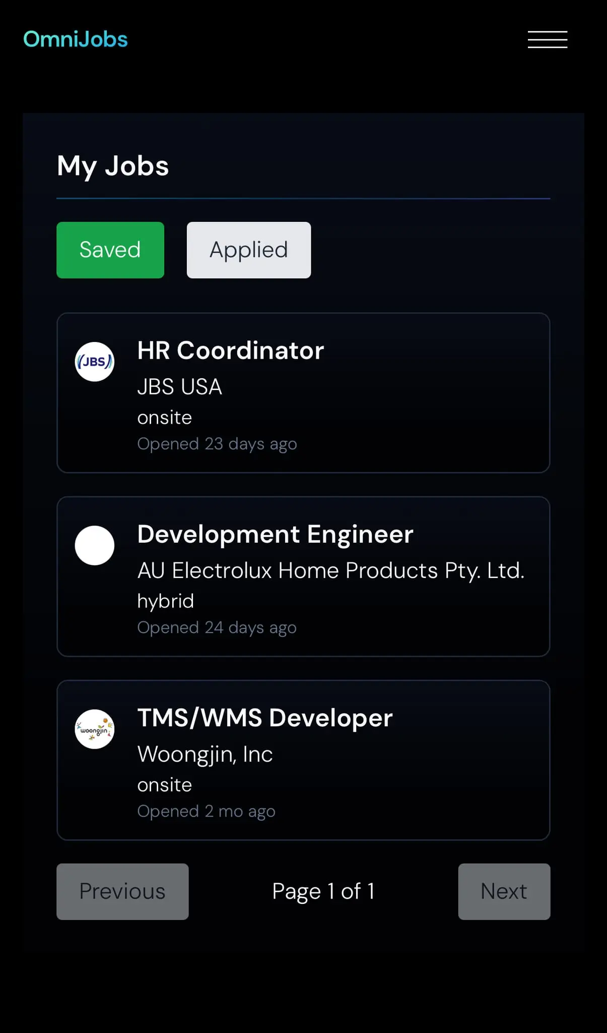 Screenshot 3 of Omnijobs.io