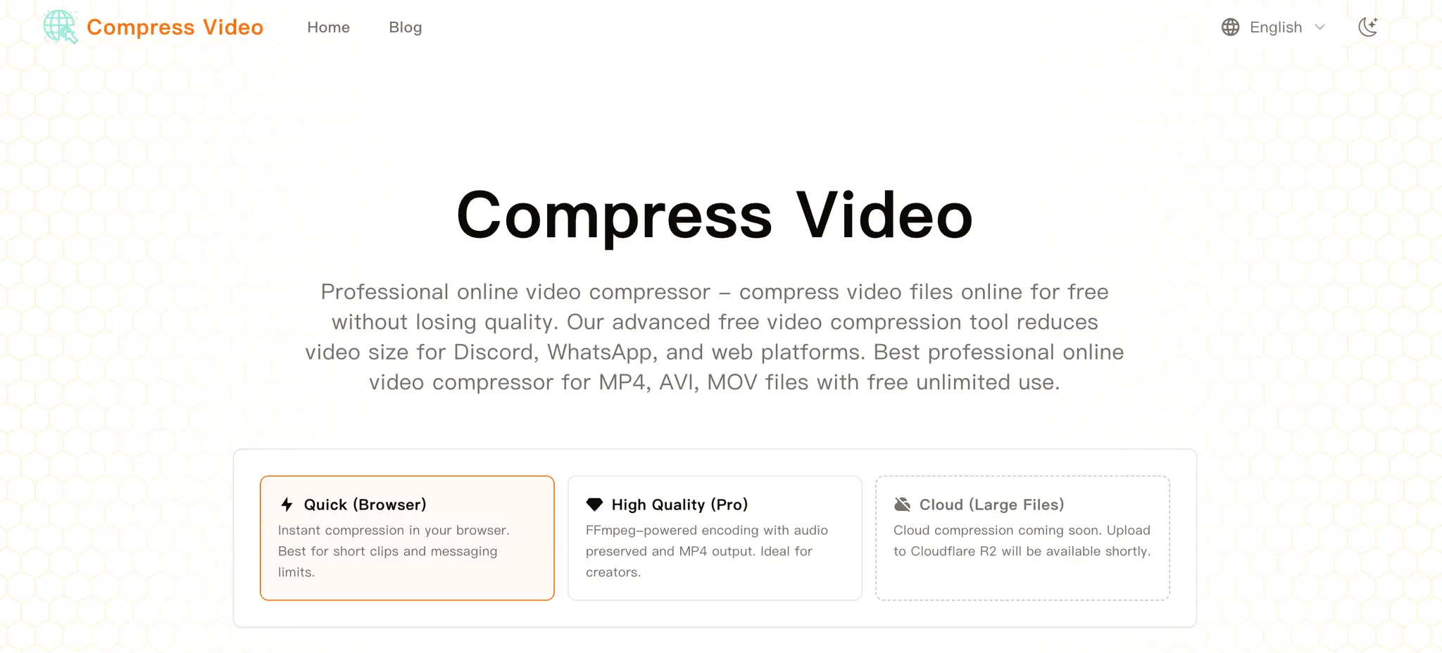 Screenshot 1 of Compress Video Online Free - Video Compr