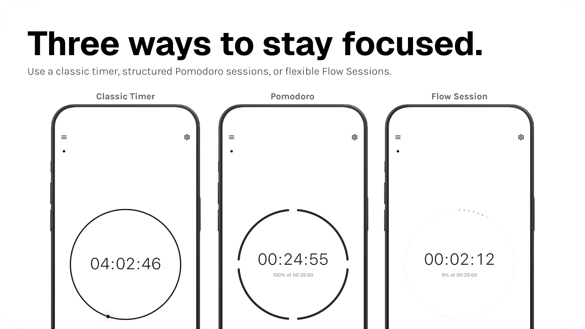 Screenshot 2 of Flowtime ADHD Focus Timer