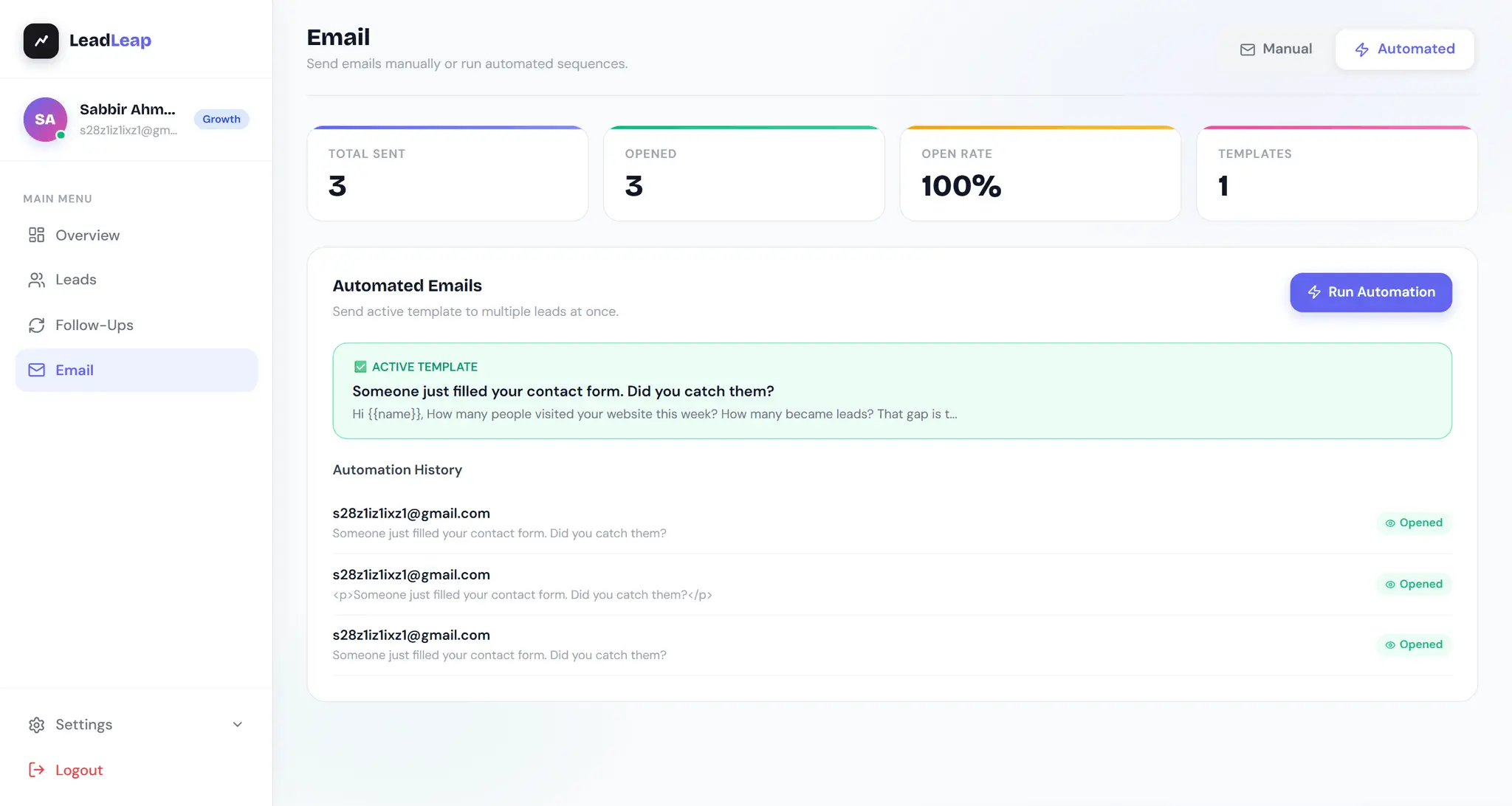 Screenshot 5 of LeadLeap
