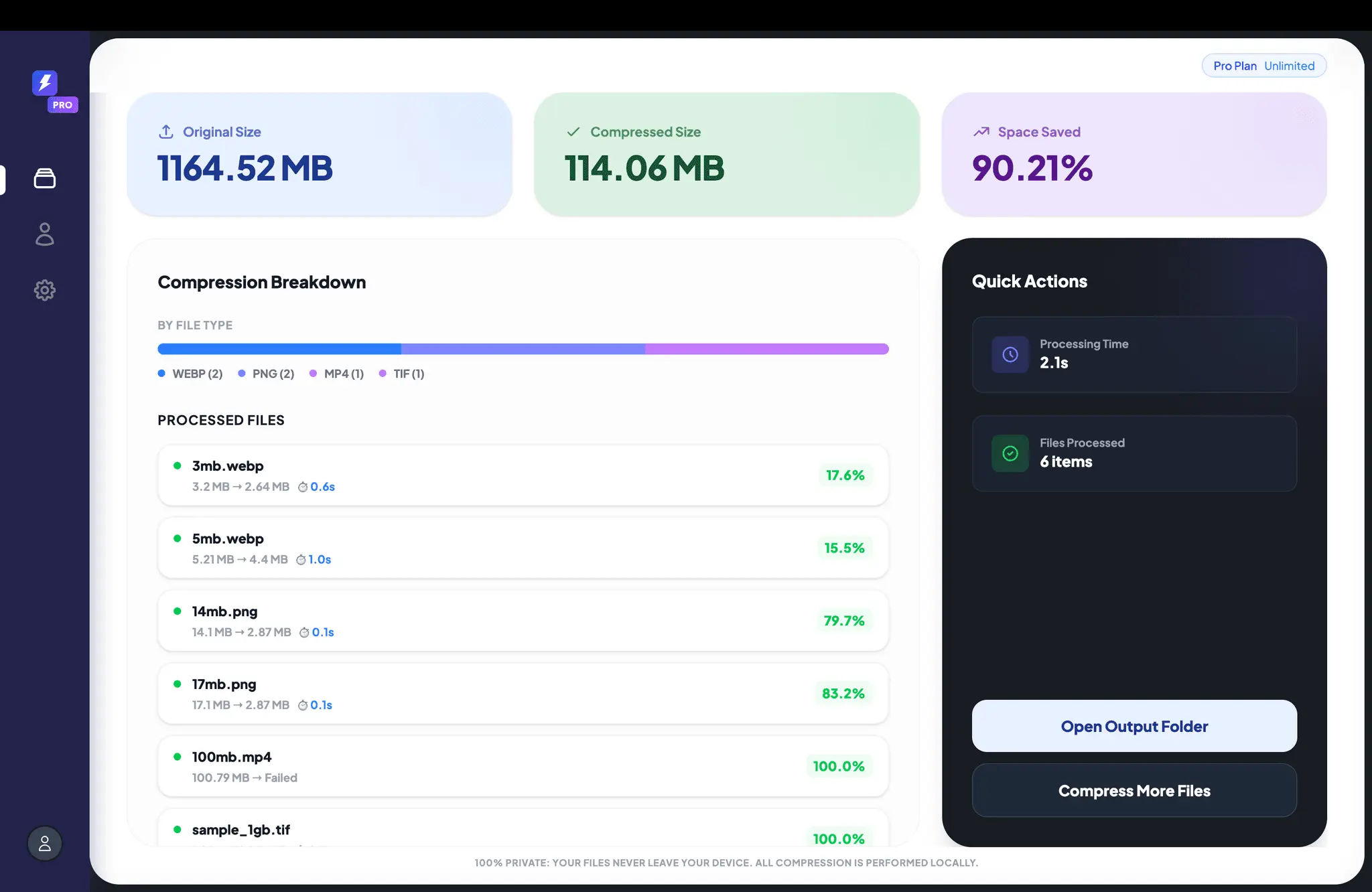 Screenshot 4 of FastCompressor