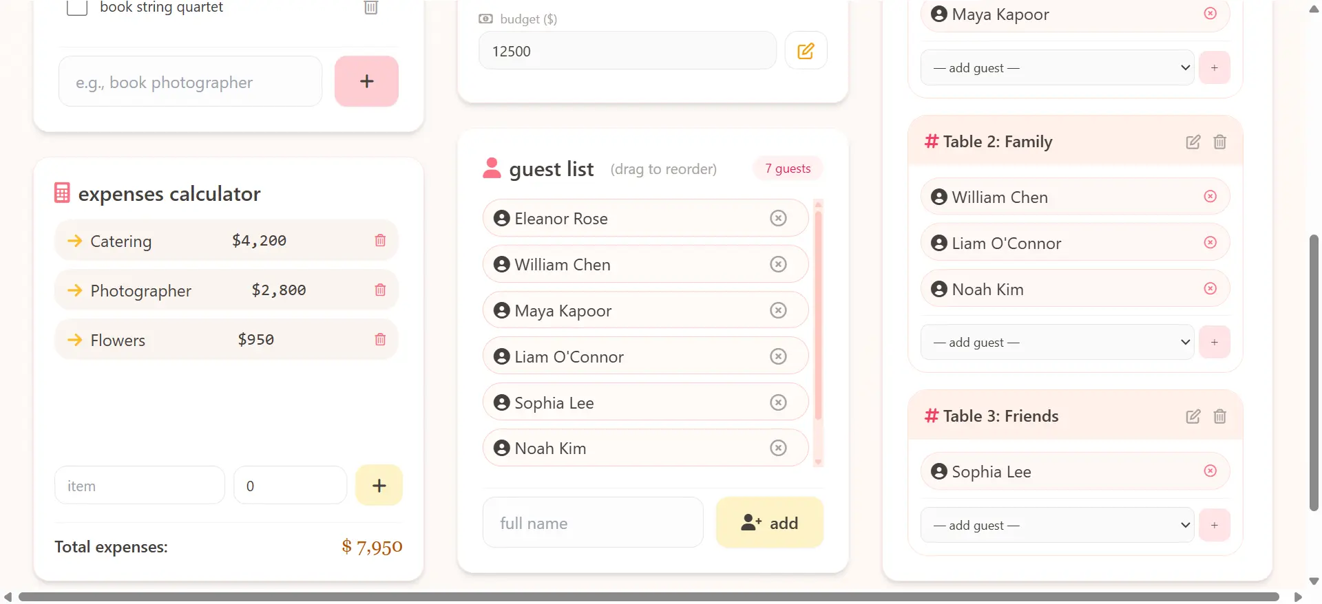 Screenshot 7 of Wedding and Event Planner