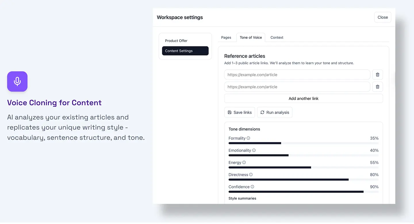 Screenshot 3 of VibeMarketing