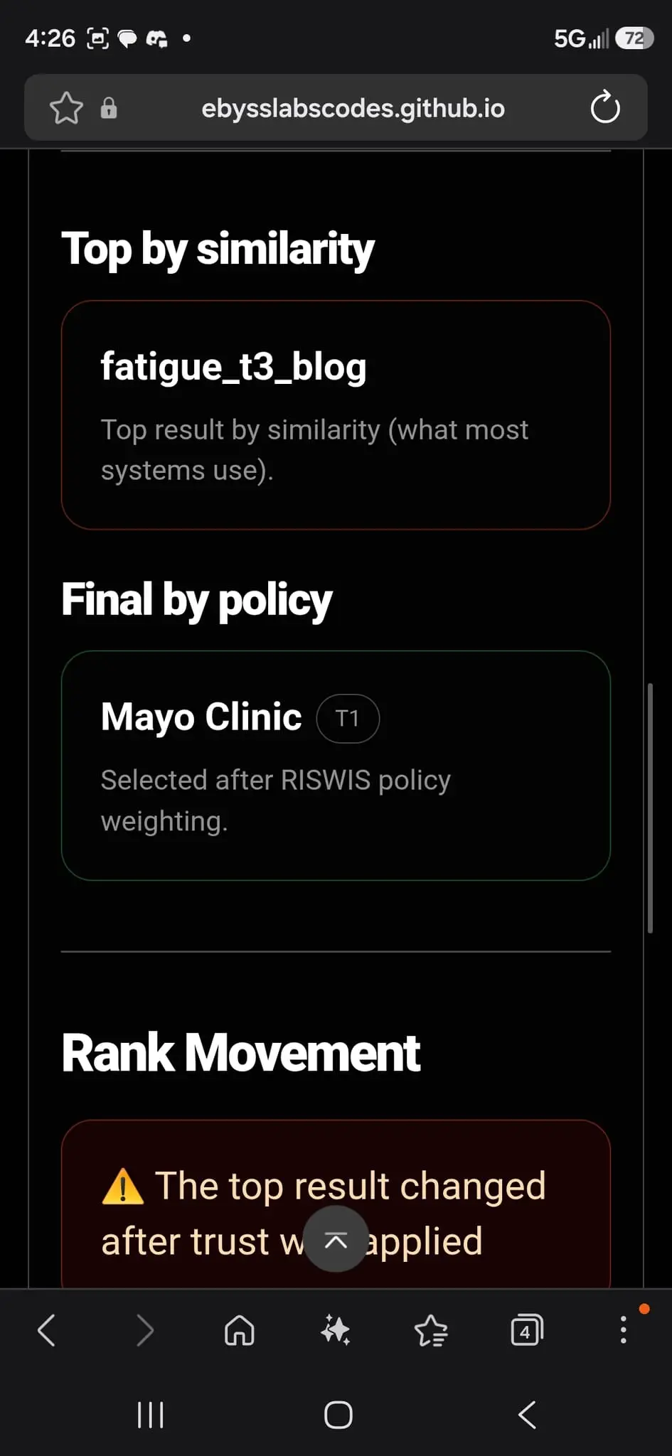 Screenshot 2 of RISWIS Applied