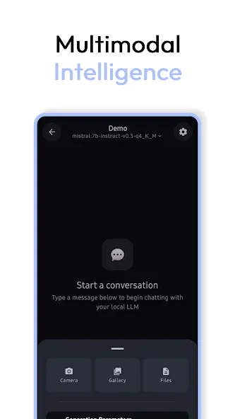 Screenshot 3 of Airgap: Local AI Chat