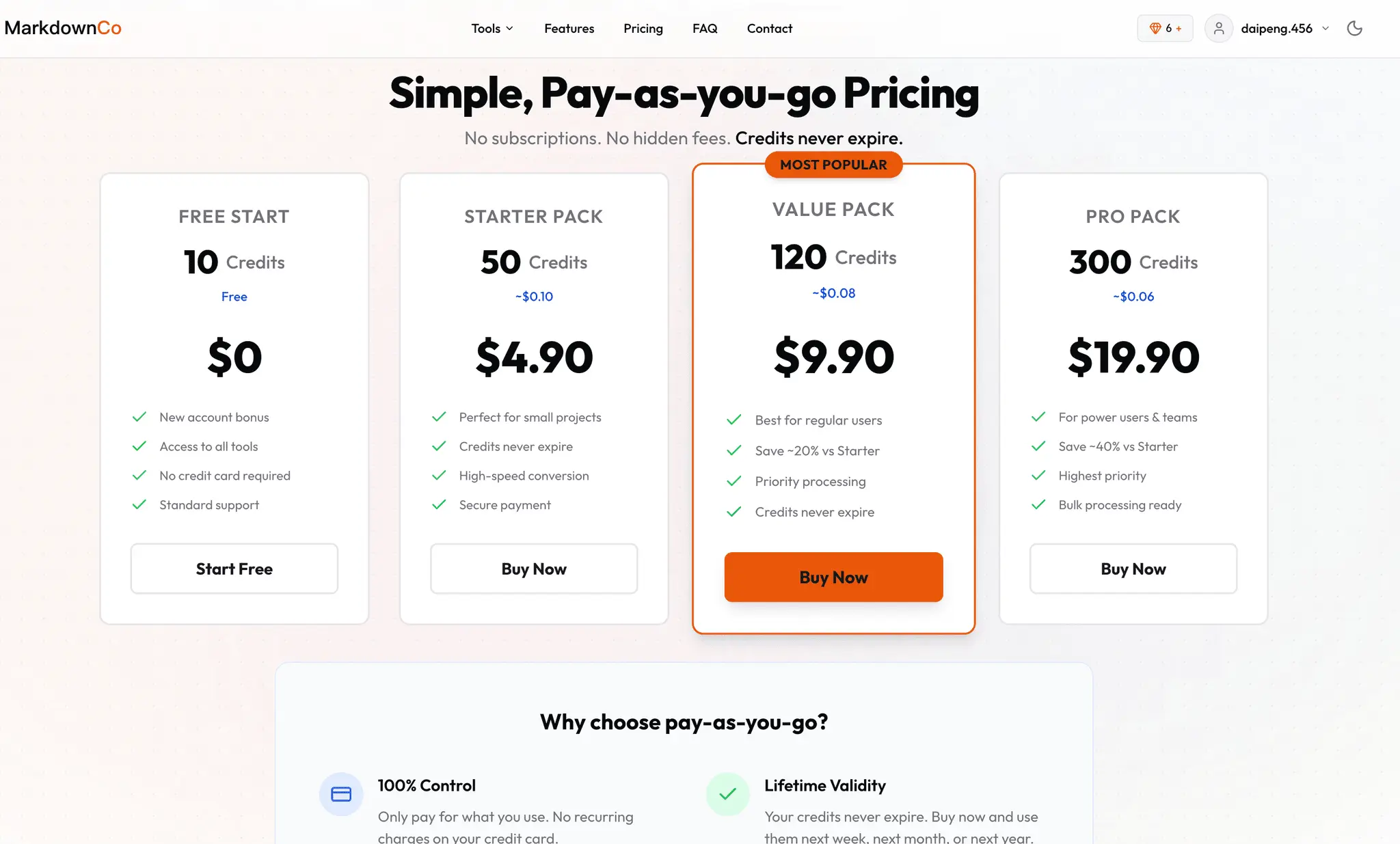 Screenshot 1 of MarkdownCo