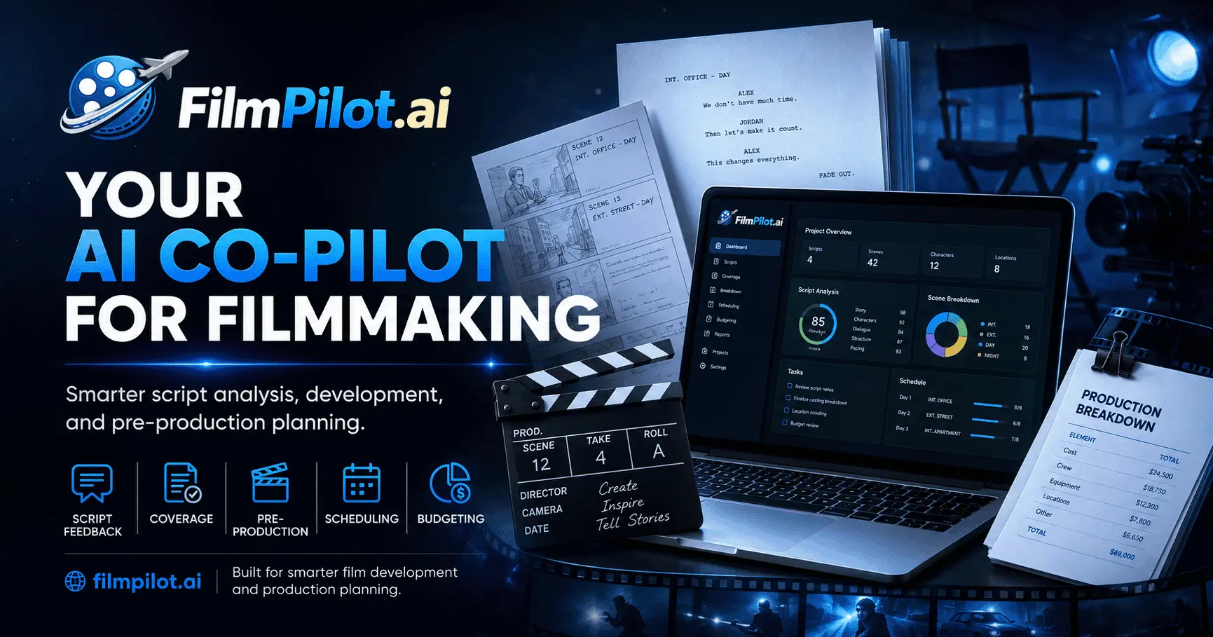 Screenshot 1 of FilmPilot.ai