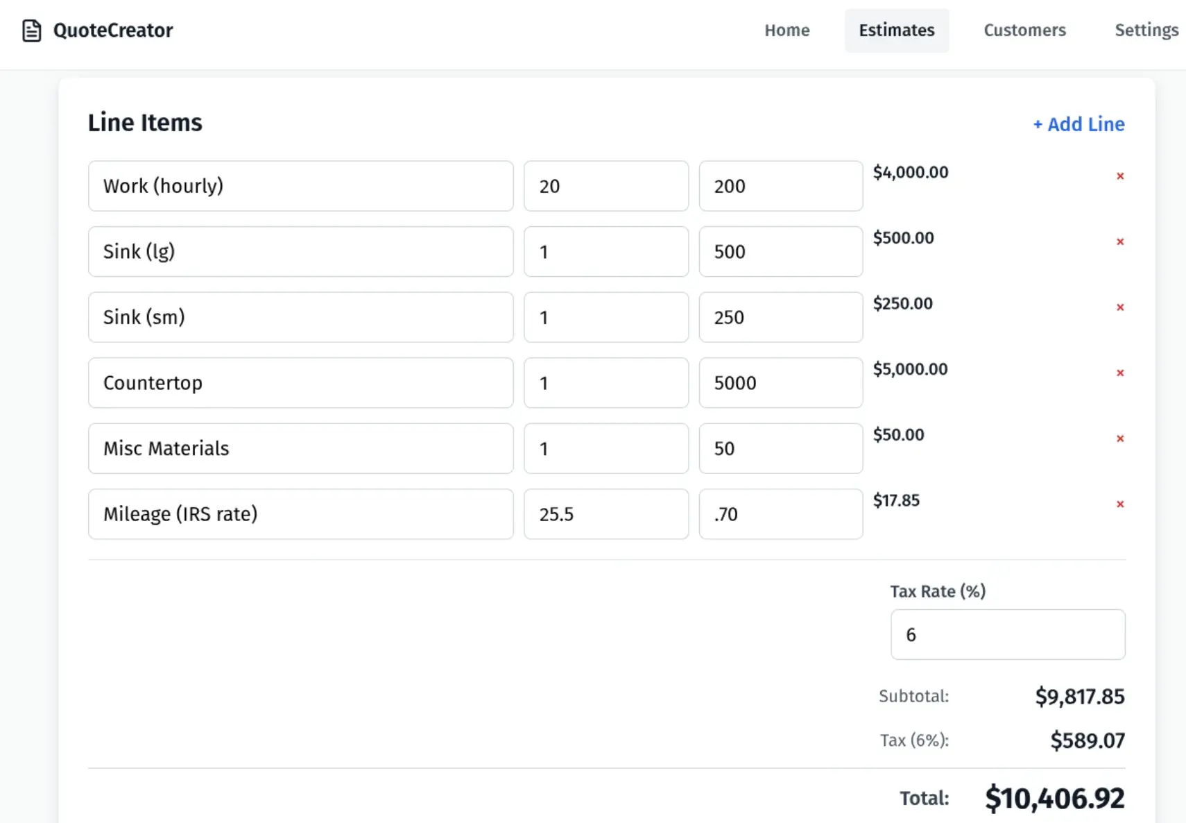 Screenshot 6 of QuoteCreator