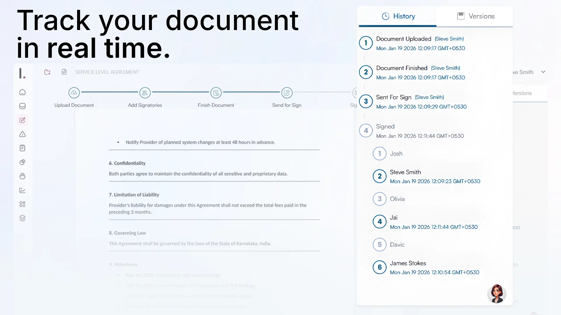 Screenshot 1 of Legitt AI Electronic Signature