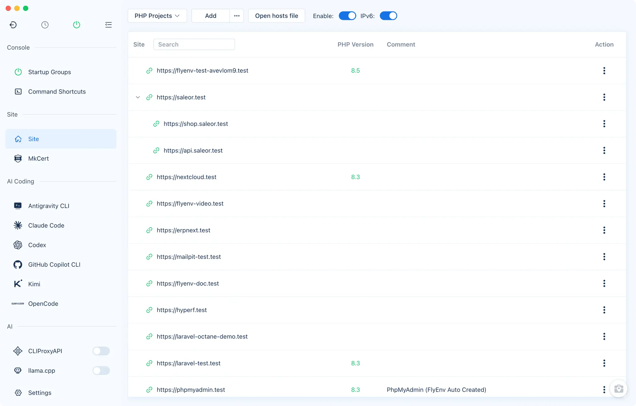 Screenshot 5 of FlyEnv