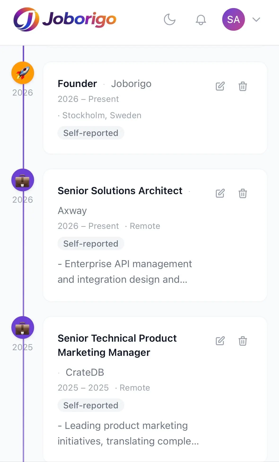 Screenshot 2 of Joborigo