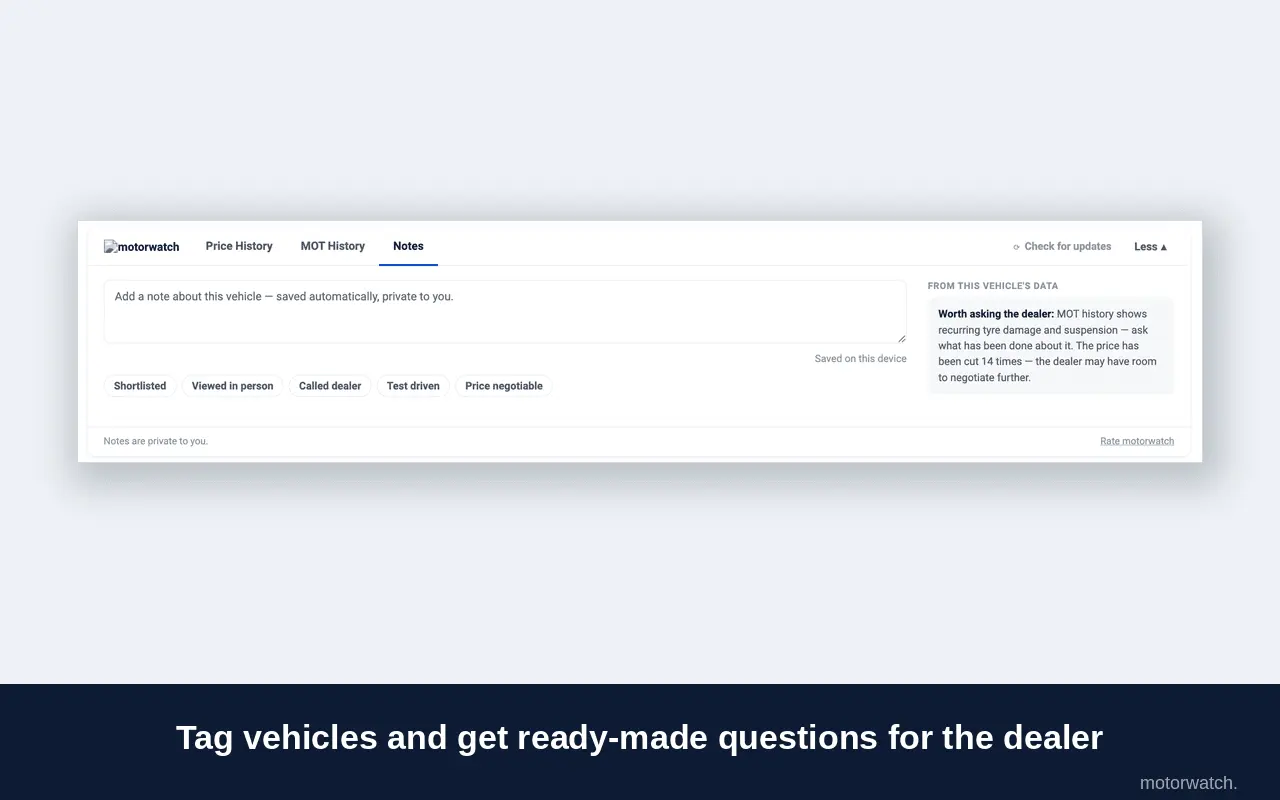 Screenshot 3 of MotorWatch