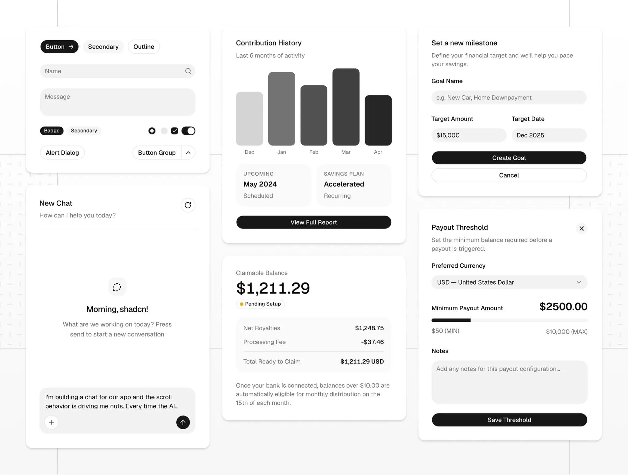 Screenshot 3 of Shadcn UI for Sketch