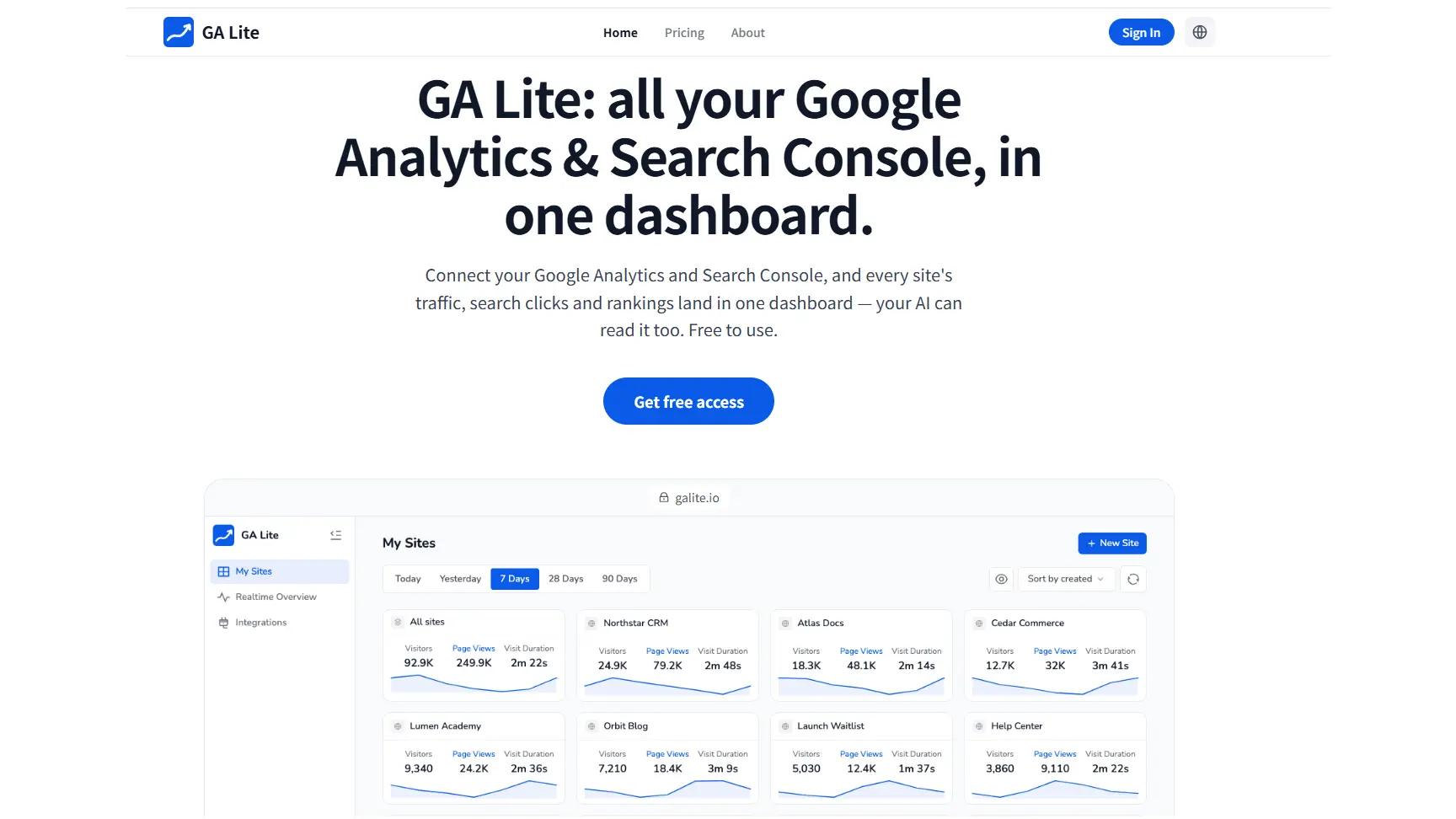 Screenshot 2 of GA Lite