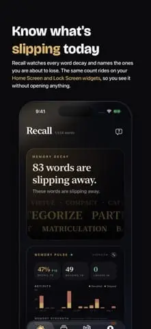 Screenshot 2 of Recall: Vocabulary Trainer