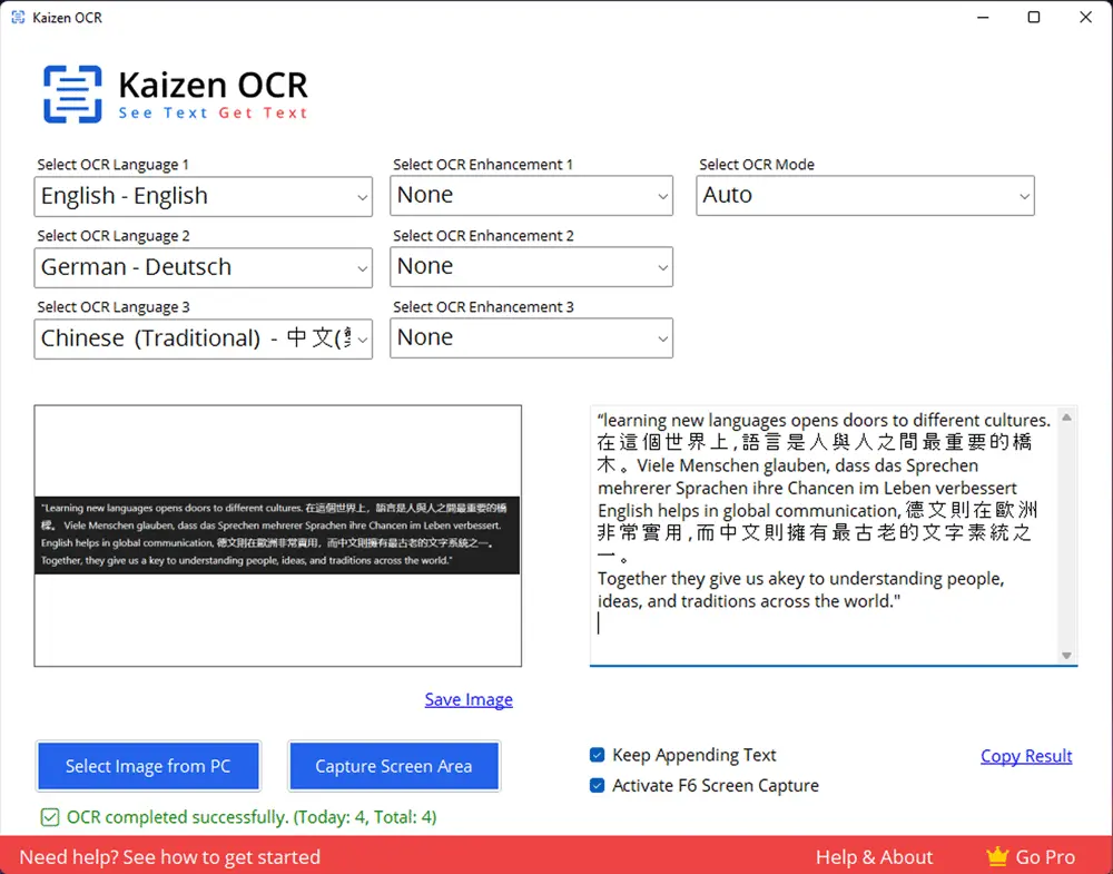 Screenshot 1 of Kaizen OCR