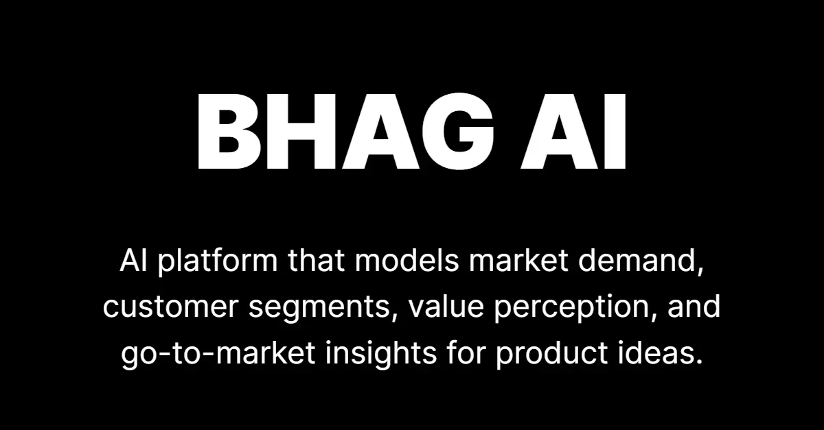 Screenshot 1 of BHAG AI