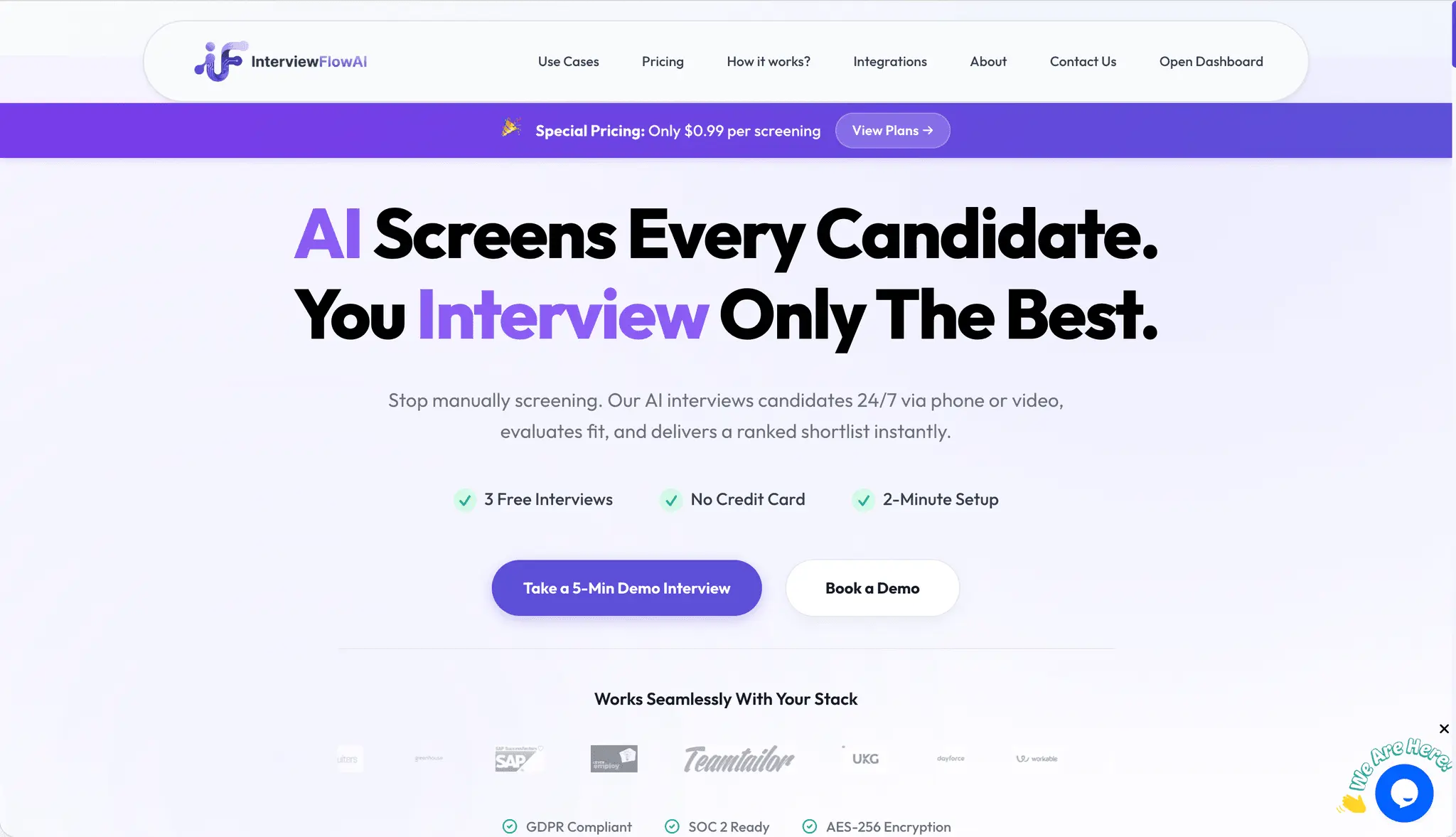 Screenshot 2 of InterviewFlowAI - AI Interviews