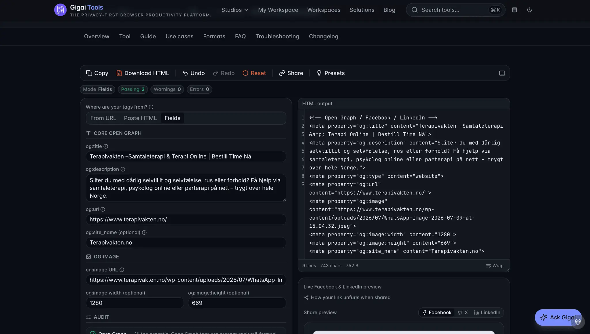 Screenshot 4 of Gigai Tools