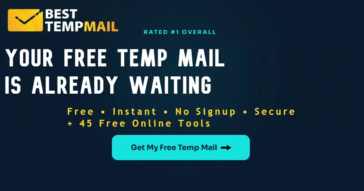 Screenshot 1 of Best Temp Mail