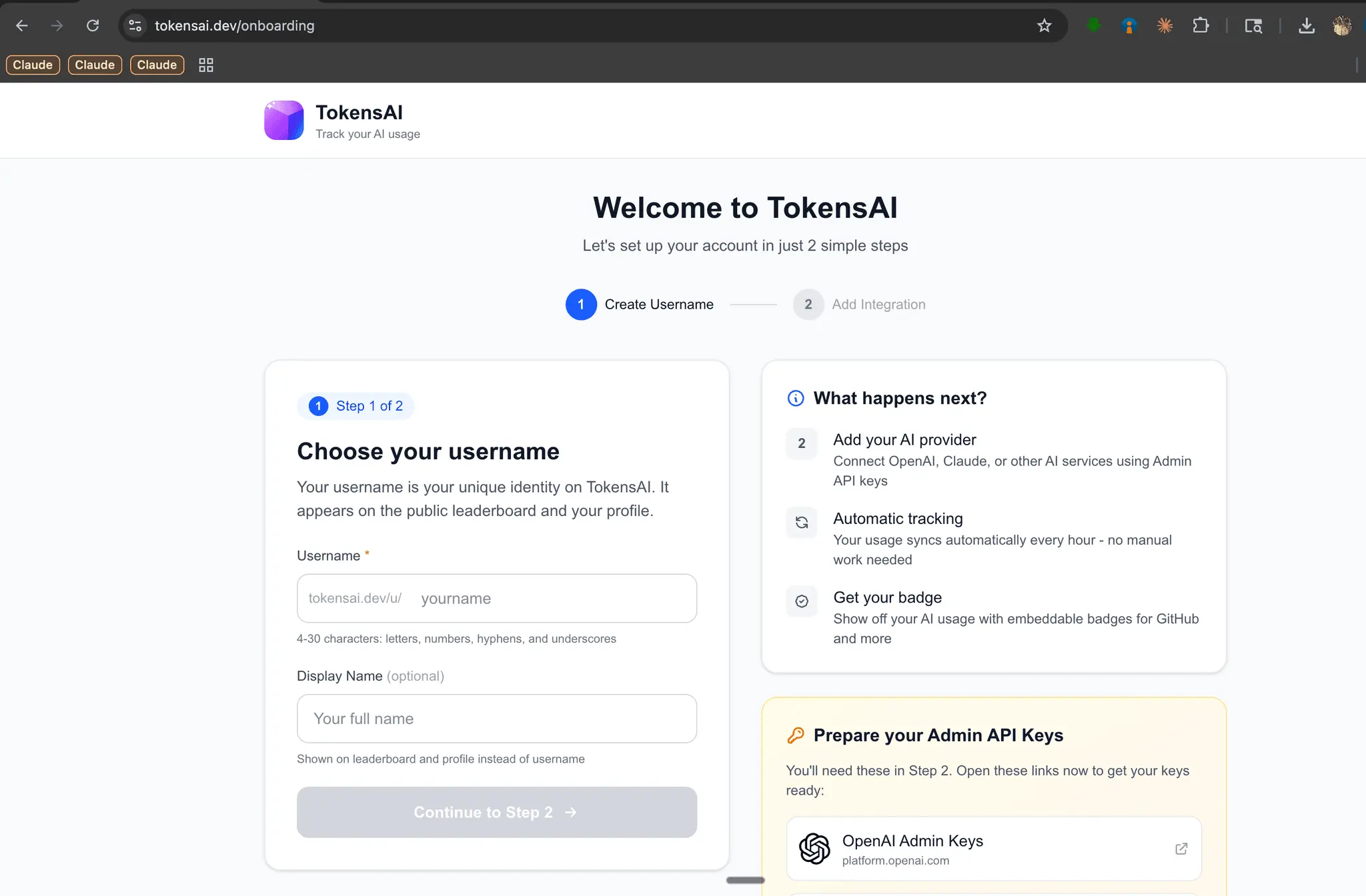 Screenshot 1 of TokensAI