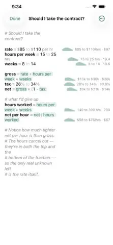 Screenshot 1 of Ballpark Math