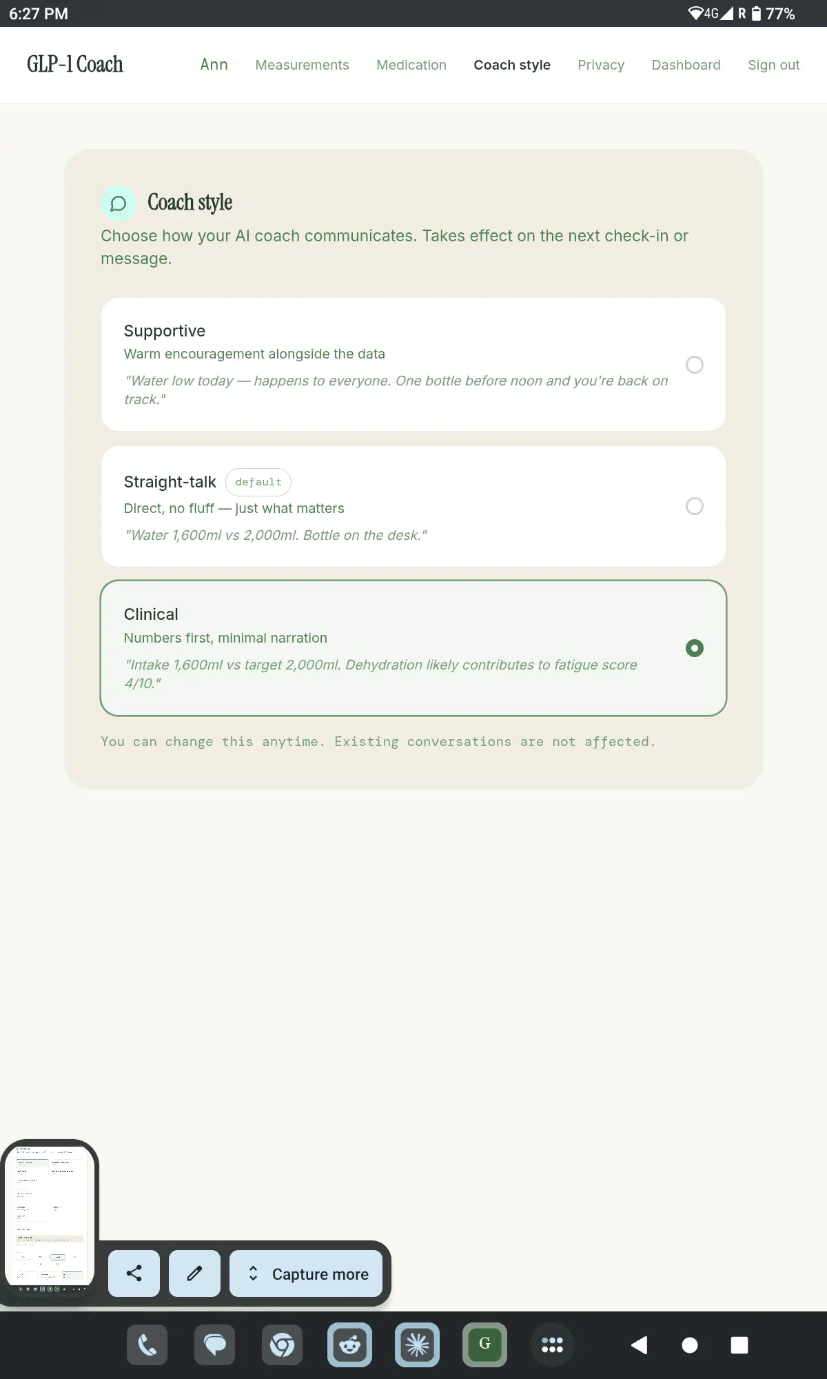 Screenshot 5 of GLP-1 Coach