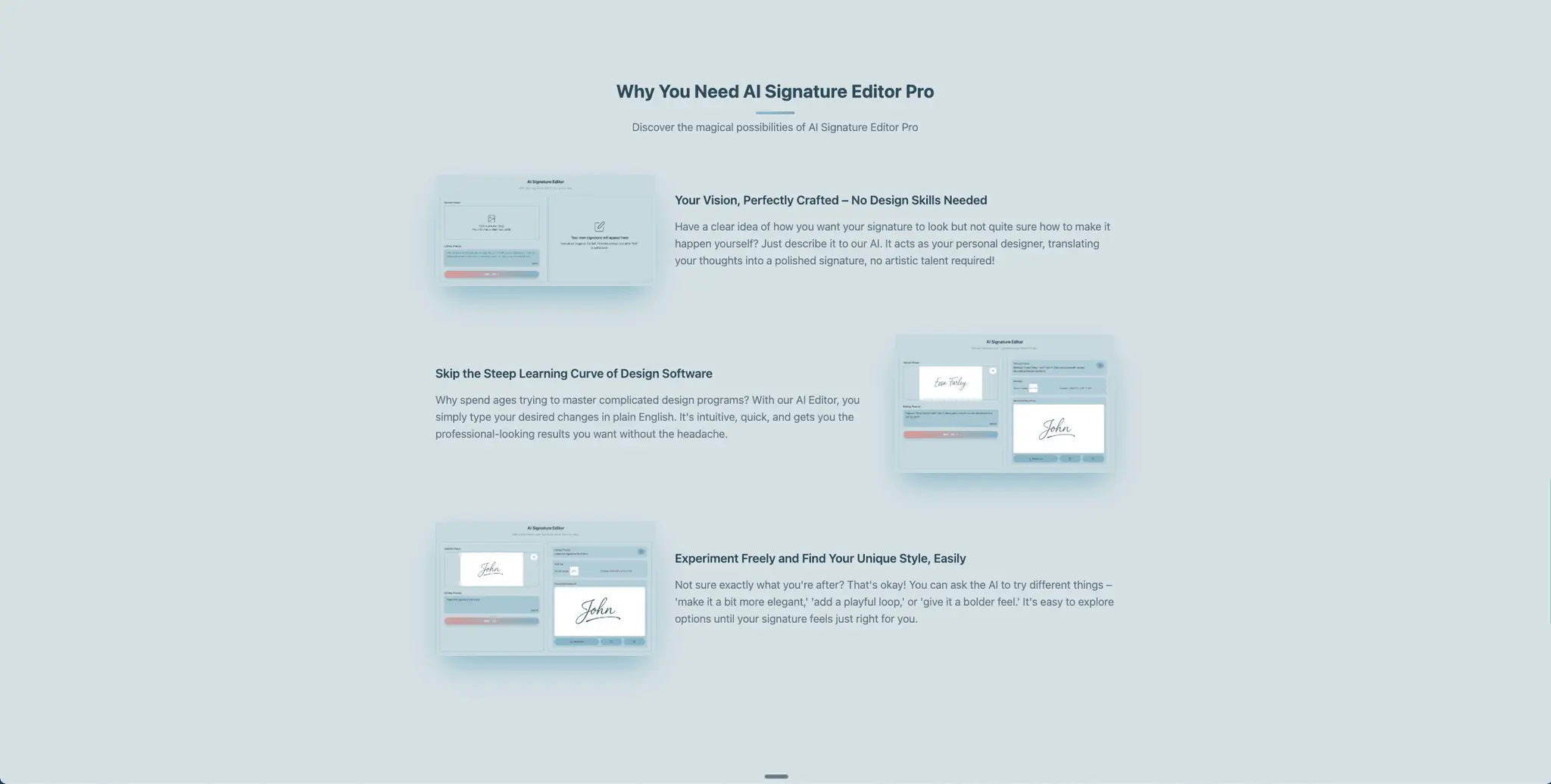 Screenshot 2 of AI Signature Generator