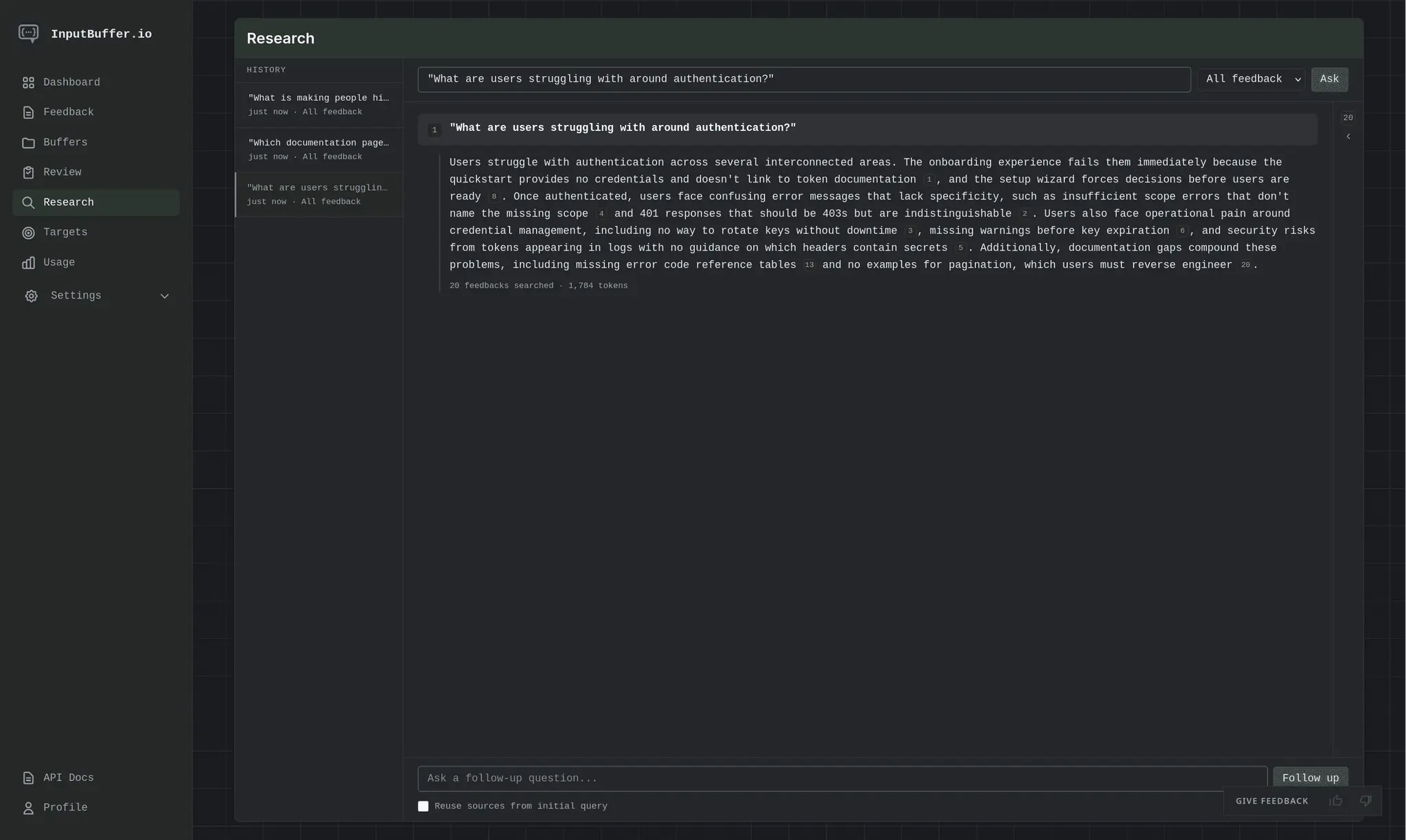 Screenshot 4 of InputBuffer