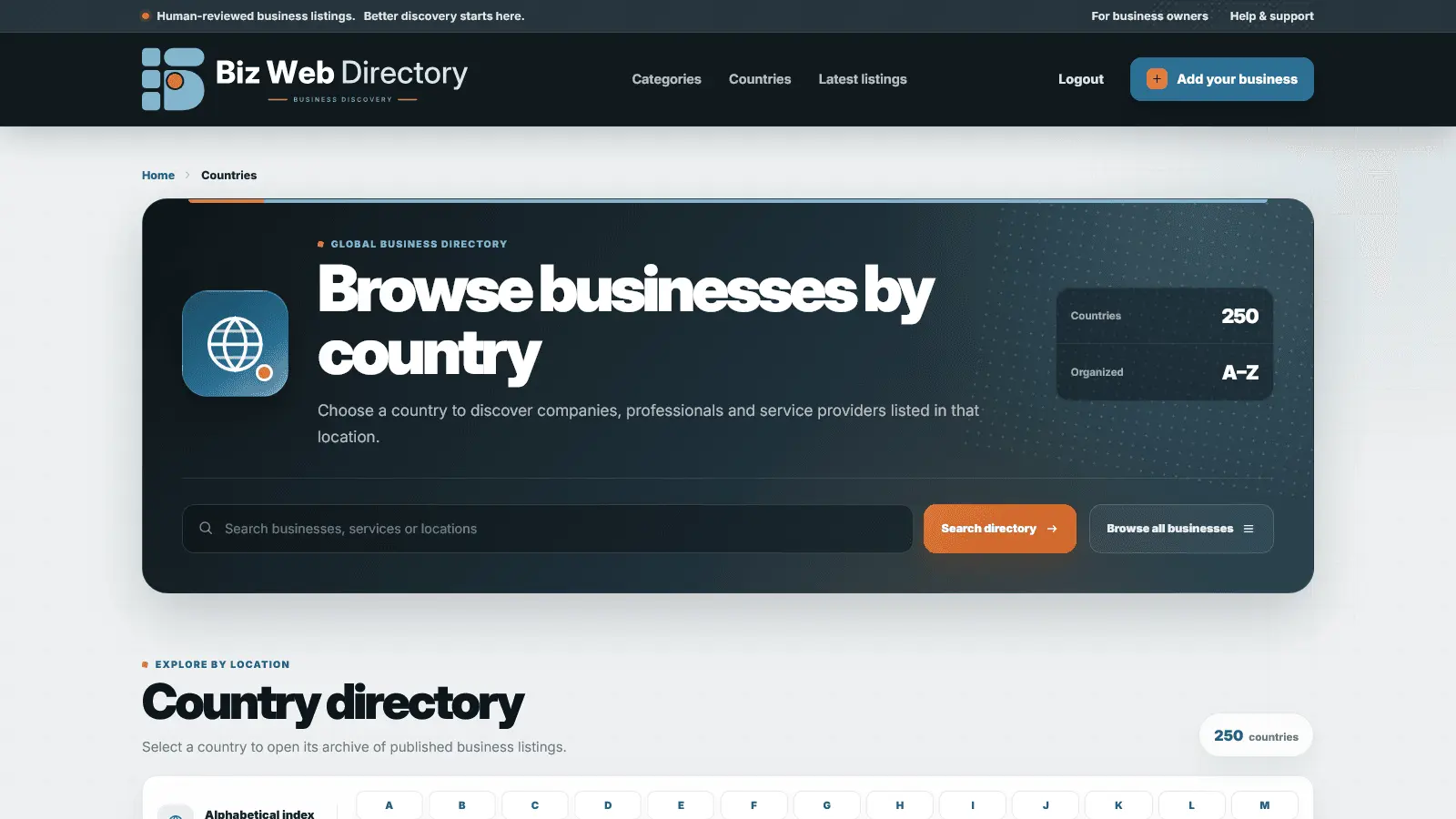 Screenshot 6 of Biz Web Directory