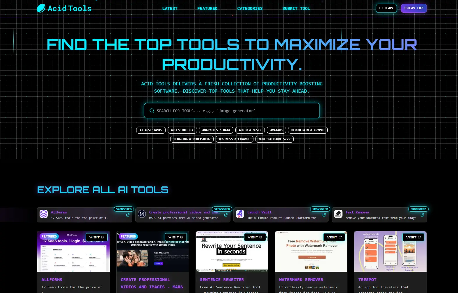 Screenshot 1 of Acid Tools