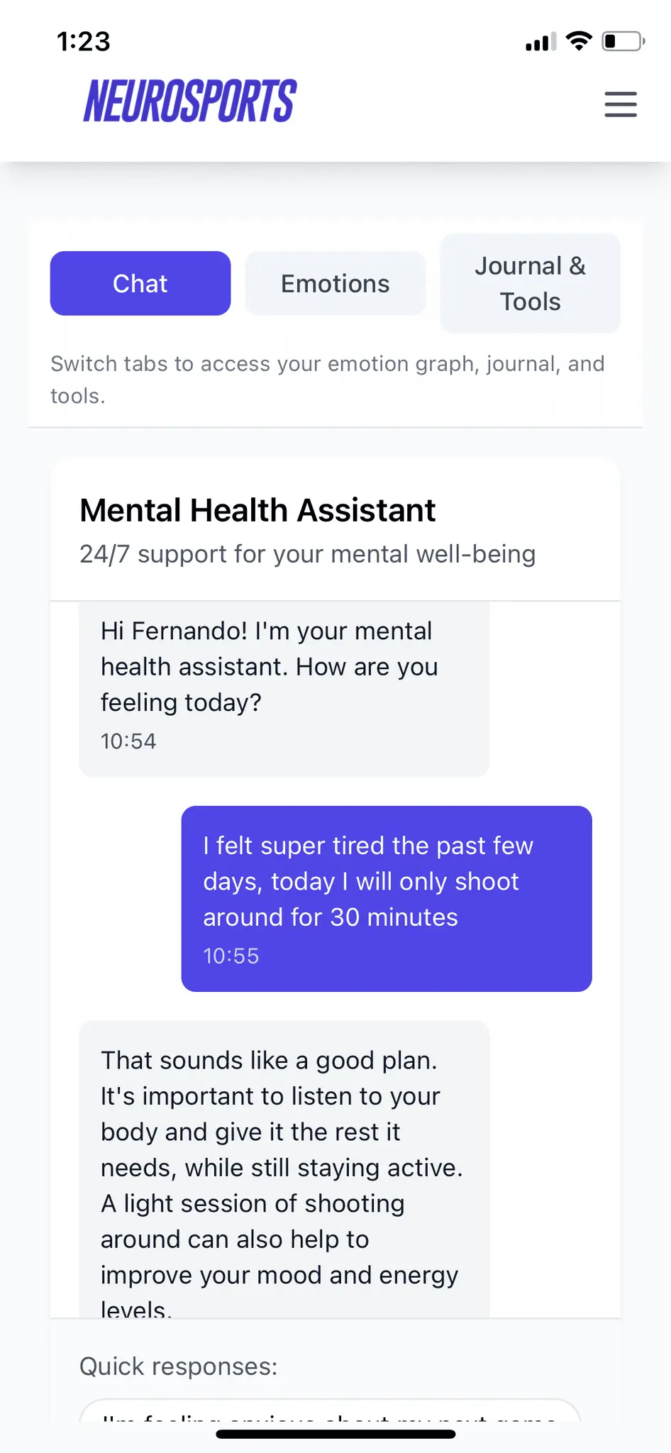 Screenshot 10 of NEUROSPORTS