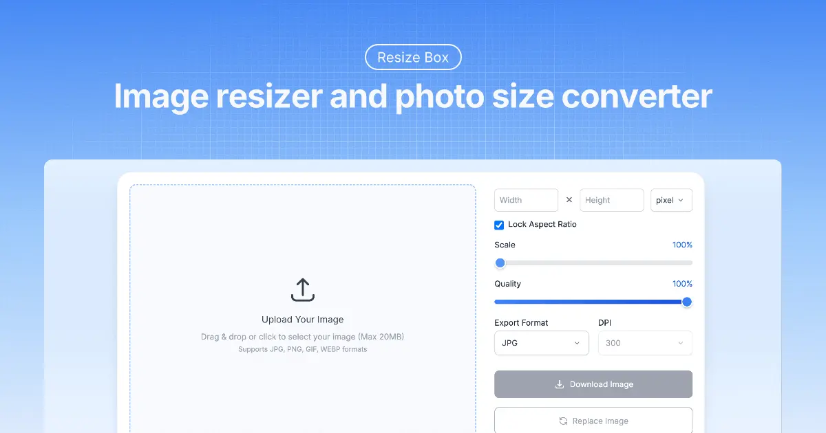 Screenshot 1 of Resize Box