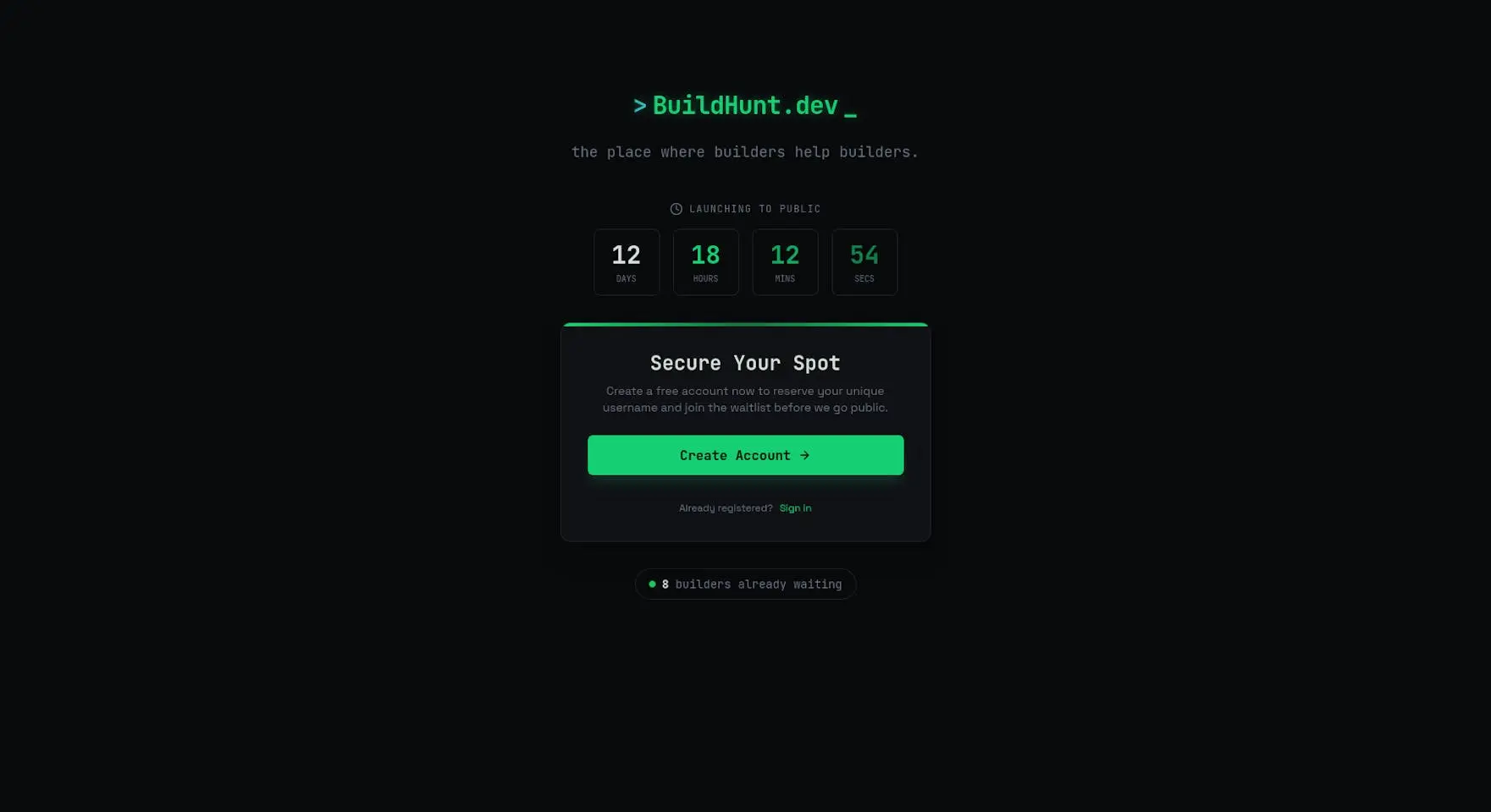 Screenshot 3 of BuildHunt.dev