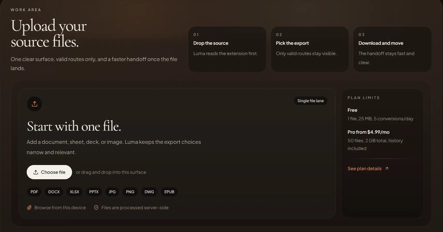 Screenshot 3 of Luma Convert