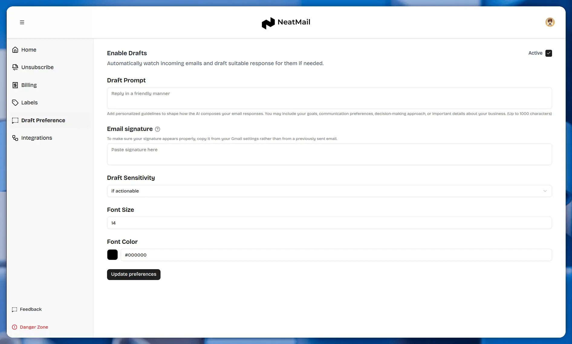 Screenshot 2 of NeatMail