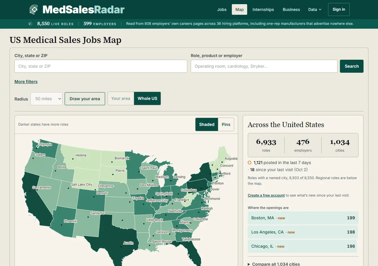 Screenshot 4 of MedSales Radar