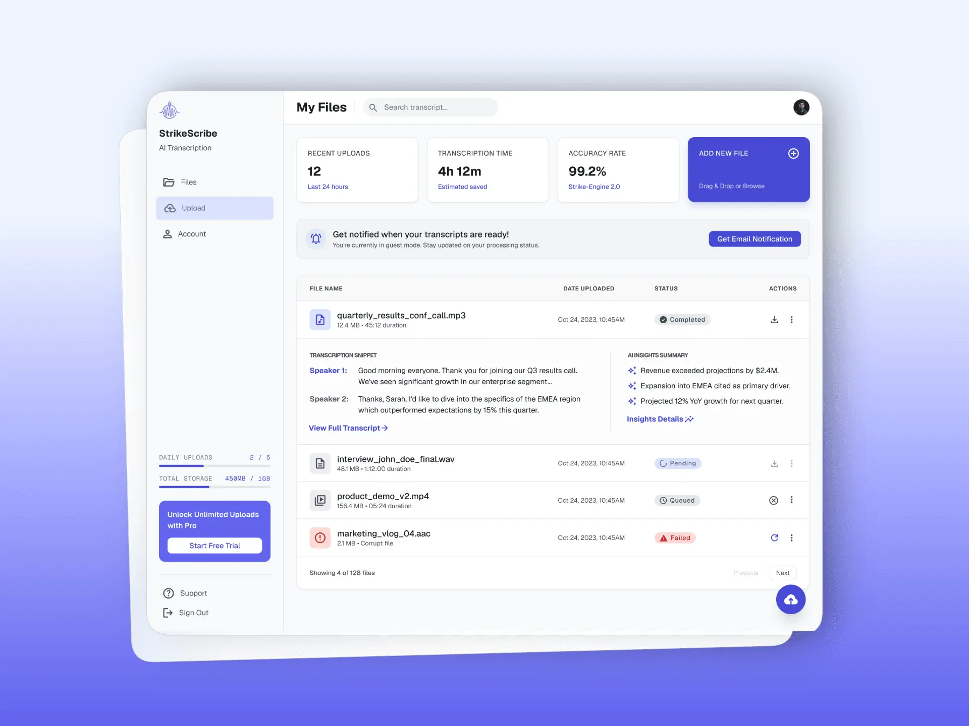Screenshot 8 of StrikeScribe