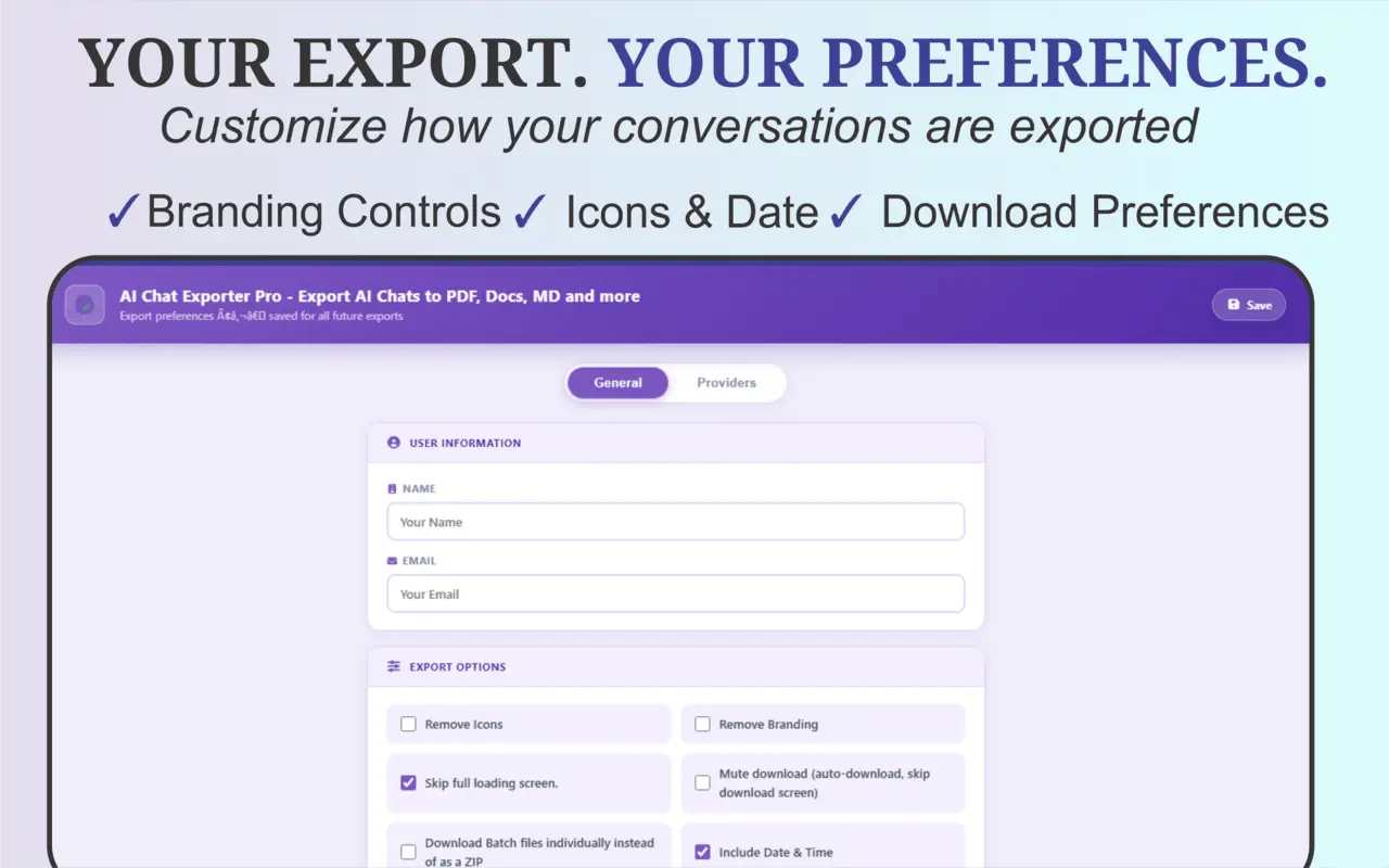 Screenshot 4 of AI Chat Exporter Pro