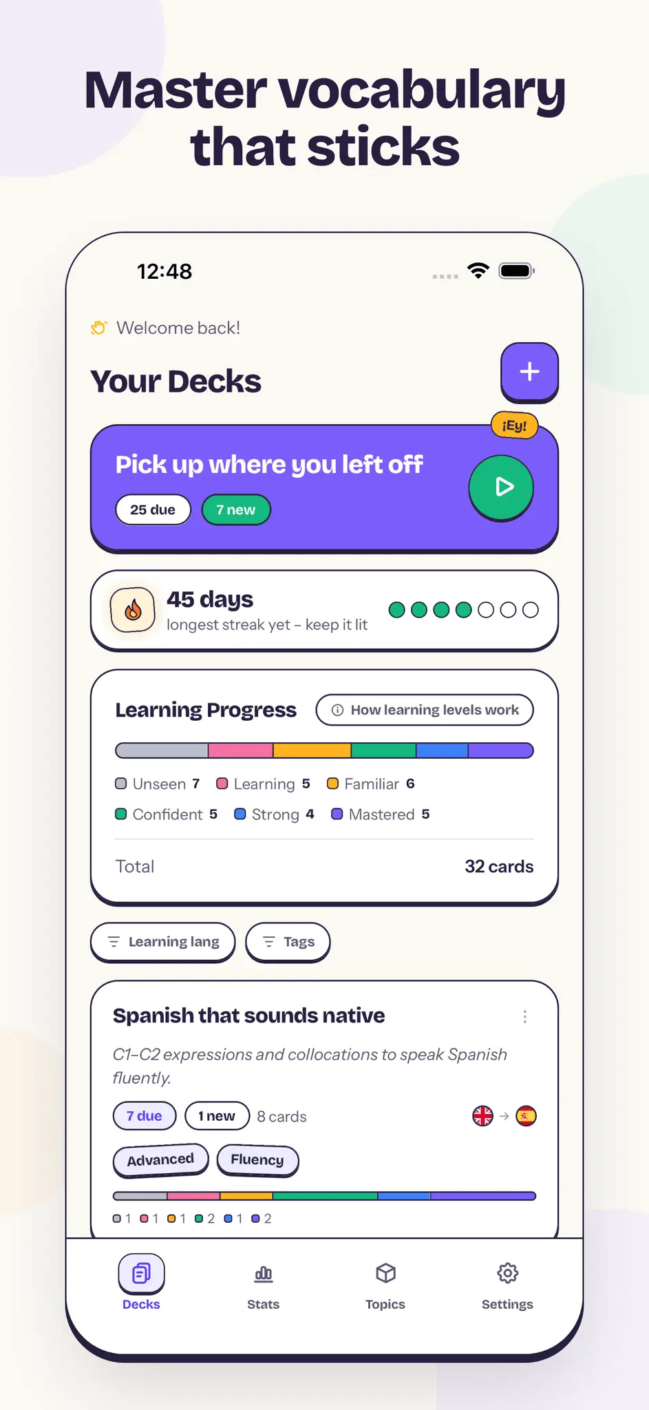 Screenshot 4 of Vocards